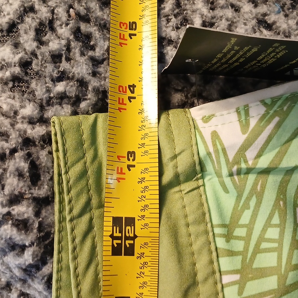 NWT Art Class Green Palm Tree Swim Trunks Boys 12 - Picture 6 of 6